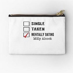 Single taken mentally dating Milly Alcock Zipper Pouch