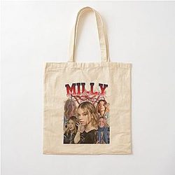 Milly Alcock Retro Style Cotton Tote Bag