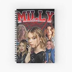Milly Alcock Spiral Notebook
