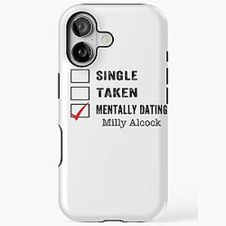 Single Taken Mentally Dating Milly Alcock iPhone Case