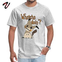 Whatcha Doin Mimikyu Cute Character Slim Fit Men T-Shirt