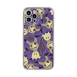 Pokemon Cartoon Mimikyu Purple Phone Case For iPhone