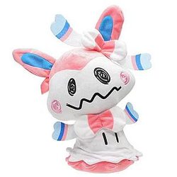 15-26cm Pink Mimi Sylveon Mimikyu Pokémon Stuffed Toys Plush