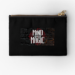 Mind Over Magic Spellcaster Graphic Mind Over Magic Zipper Pouches