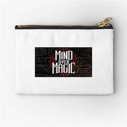 Mind Over Magic Spellcaster Graphic Mind Over Magic Zipper Pouches