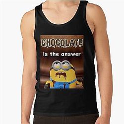 Minions Tank Tops - Funny Minions Ist Hungry und Essen Schokolade Geschenke Tank Top RB2709
