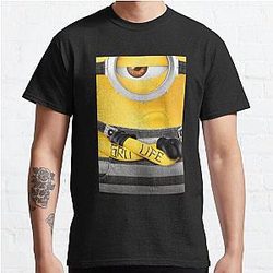 Minions T-shirts - Me méprisable Minions Gru Life Bad Minion Tattoo classique T-shirt RB2709