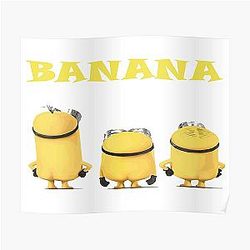 Minions Affiches - Nu Minions Voir une BananaPoster RB2709
