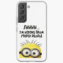 Minions ケース - おかしいミニオンの隠れるサムスンのギャラクシー柔らかい箱RB2709