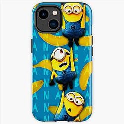 Minions Casi... Minions Matrix stile Banana sfondo Banana Testo Iphone Caso tough RB2709