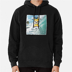Minions Surfen Minions Head Stack Poster Pullover Hoodie