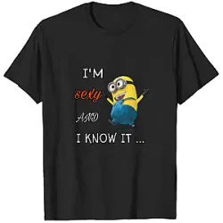 Minions T-shirts - I'm Sexy And I Know It 