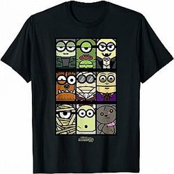 Minions Squares Halloween HTCT2306 Minions T-Shirts