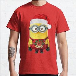 Minions T-Shirts - Minion Christmas Classic T-Shirt RB2709
