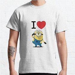Minions T-Shirts - I Love Minions Classic T-Shirt RB2709