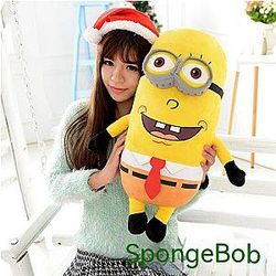 Minions SpongeBob Cosplay Plush regalo di Natale