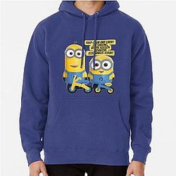 Minions Hoodies - Gardez le calme et continuez à sourire Minions Cadeaux Pullover Hoodie RB2709