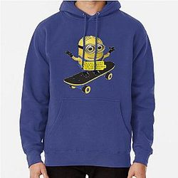 Minions Hoodies - 첫 번째 비밀 에 행복 Minions 풀 오버 후드 RB2709