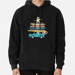Minions Hoodies - Verachtelijk Mij Minions Stuart Langarmshirt Pullover Hoodie RB2709