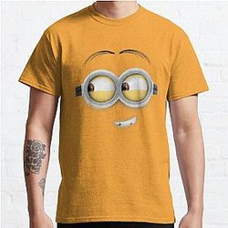 Minions Tシャツ - 黄色 おかしい ミニバナナ クラシック T シャツ RB2709