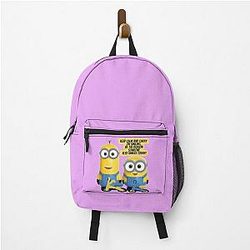 Minions Sacs à dos - garder le calme et garder le sourire Minions Sac à dos cadeau RB2709