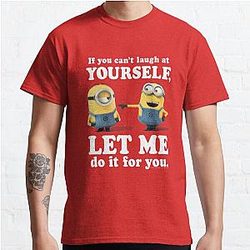 Minions T-shirts - Minions Als je niet kunt lachen op jezelf laat me het doen voor je klassieke T-Shirt RB2709