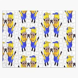Minions Puzzles - When You Are Busy Talking With Your Bestfriends Minions Gifts  Jigsaw Puzzle RB2709
