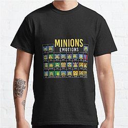 Minions T-Shirts - Nonostante ciò Minions Emozioni periodiche Classic T-Shirt RB2709