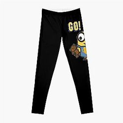 Minions Leggings - Go!Go! Goodluck Gold Trophy Minion Leggings RB2709