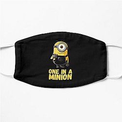 Minions Gesichtsmasken - Despicable Me Minions Porträt T-Shirt Flache Maske RB2709