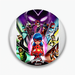 Miraculous's main characters are Marinette and Adrien Miraculous Pins