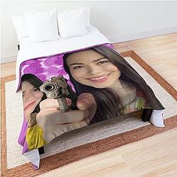 Miranda Cosgrove Wishes Happy Birthday Comforter