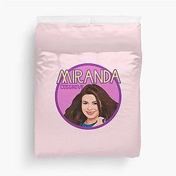 Miranda Cosgrove Art Drawing Duvet Cover
