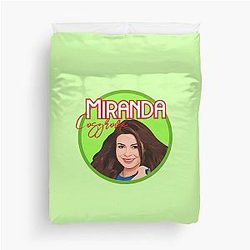 Miranda Cosgrove Art Drawing Duvet Cover