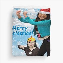 Miranda Cosgrove Christmas Duvet Cover
