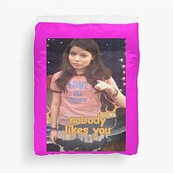 Nobody likes you. Miranda Cosgrove iCarly Duvet Cover