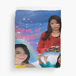 Believe in Yourself Miranda Cosgrove iCarly Duvet Cover