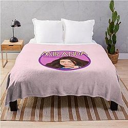 Miranda Cosgrove Art Drawing Blanket