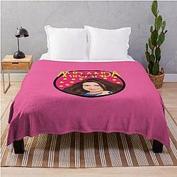 Miranda Cosgrove Art Drawing Throw Blanket