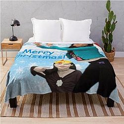 Miranda Cosgrove Christmas Throw Blanket