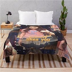 Nobody likes you Miranda Cosgrove iCarly Throw Blanket