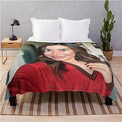Miranda Cosgrove Anime Throw Blanket