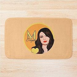 Miranda Cosgrove Art Drawing Bath Mat