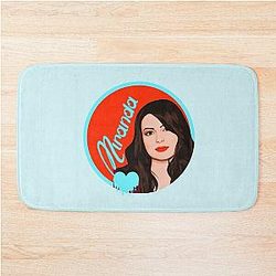 Miranda Cosgrove Art Drawing Bath Mat