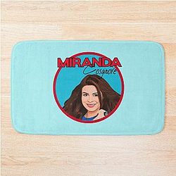 Miranda Cosgrove Art Cover Drawing Bath Mat