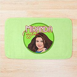 Miranda Cosgrove Art Drawing Sticker Bath Mat