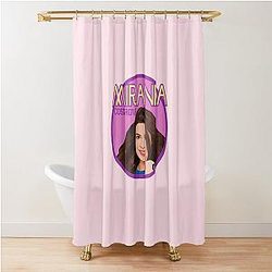 Miranda Cosgrove Art Drawing Shower Curtain