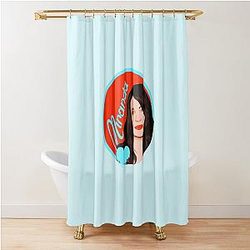 Miranda Cosgrove Art Drawing Shower Curtain