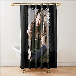 Miranda Cosgrove Oil Paint Shower Curtain