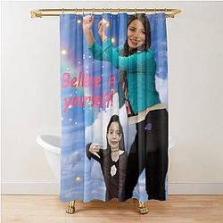 Believe in yourself Miranda Cosgrove iCarly Shower Curtain